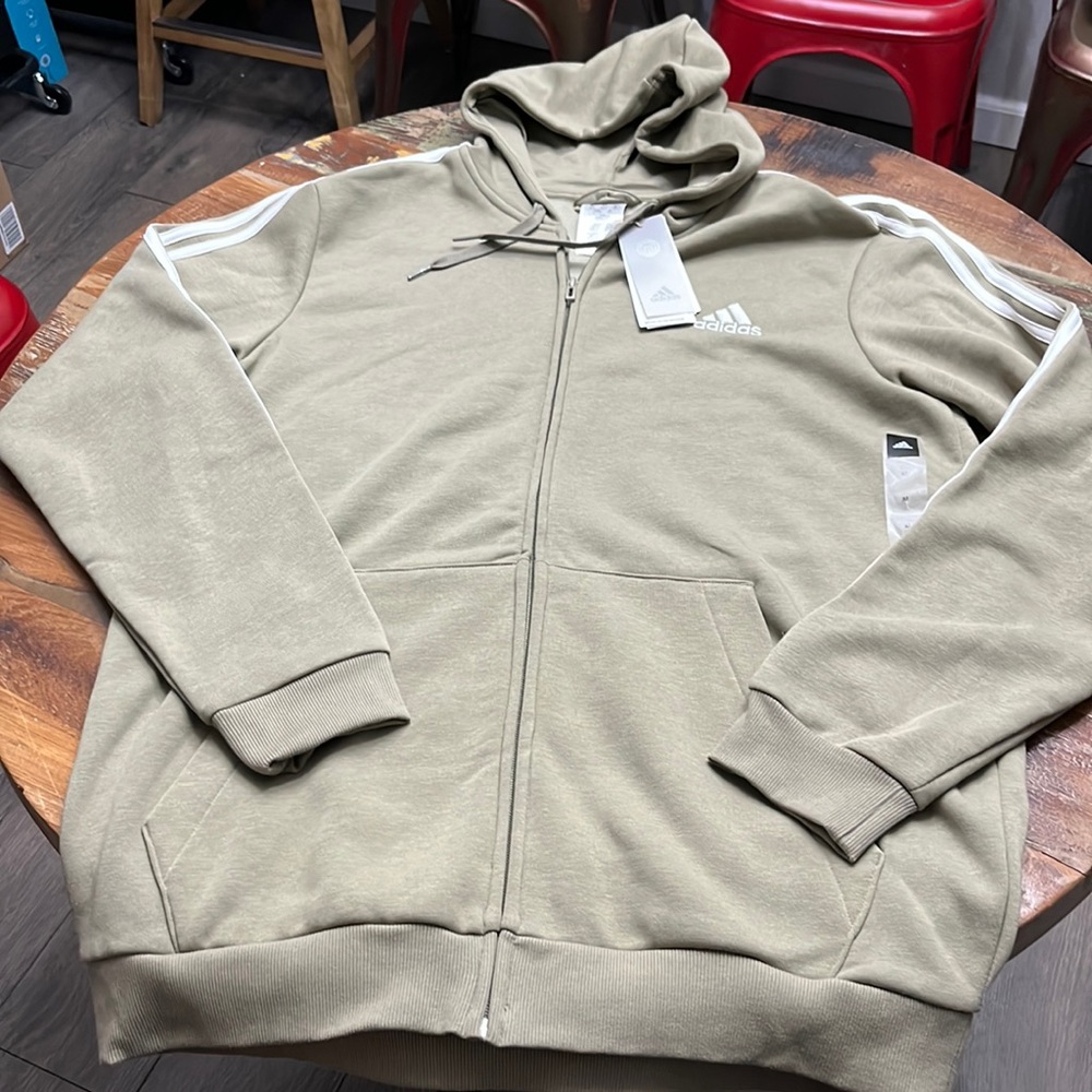 NWT Adidas Full Zippered Hoodie